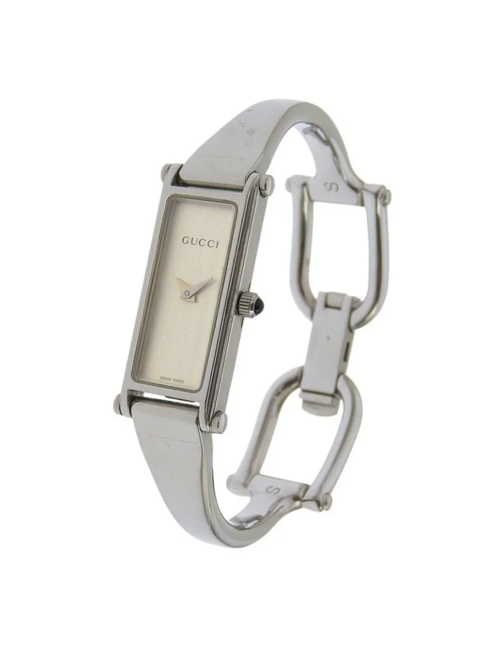 Gucci Stainless Steel Quartz Analog Display Silver Dial Watch - Picture 2 of 8